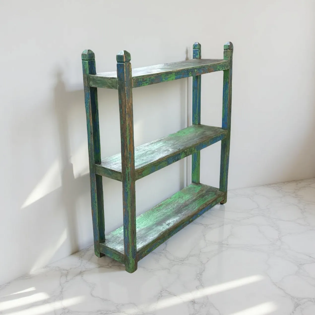 Wandrek groen/blauw uniek