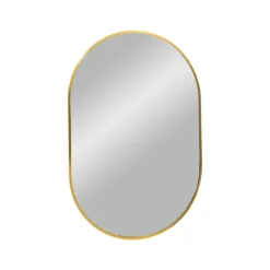 Wandspiegel Lize ovaal goud - 80 x 50 cm