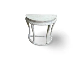 Wandtafel half rond wit uniek