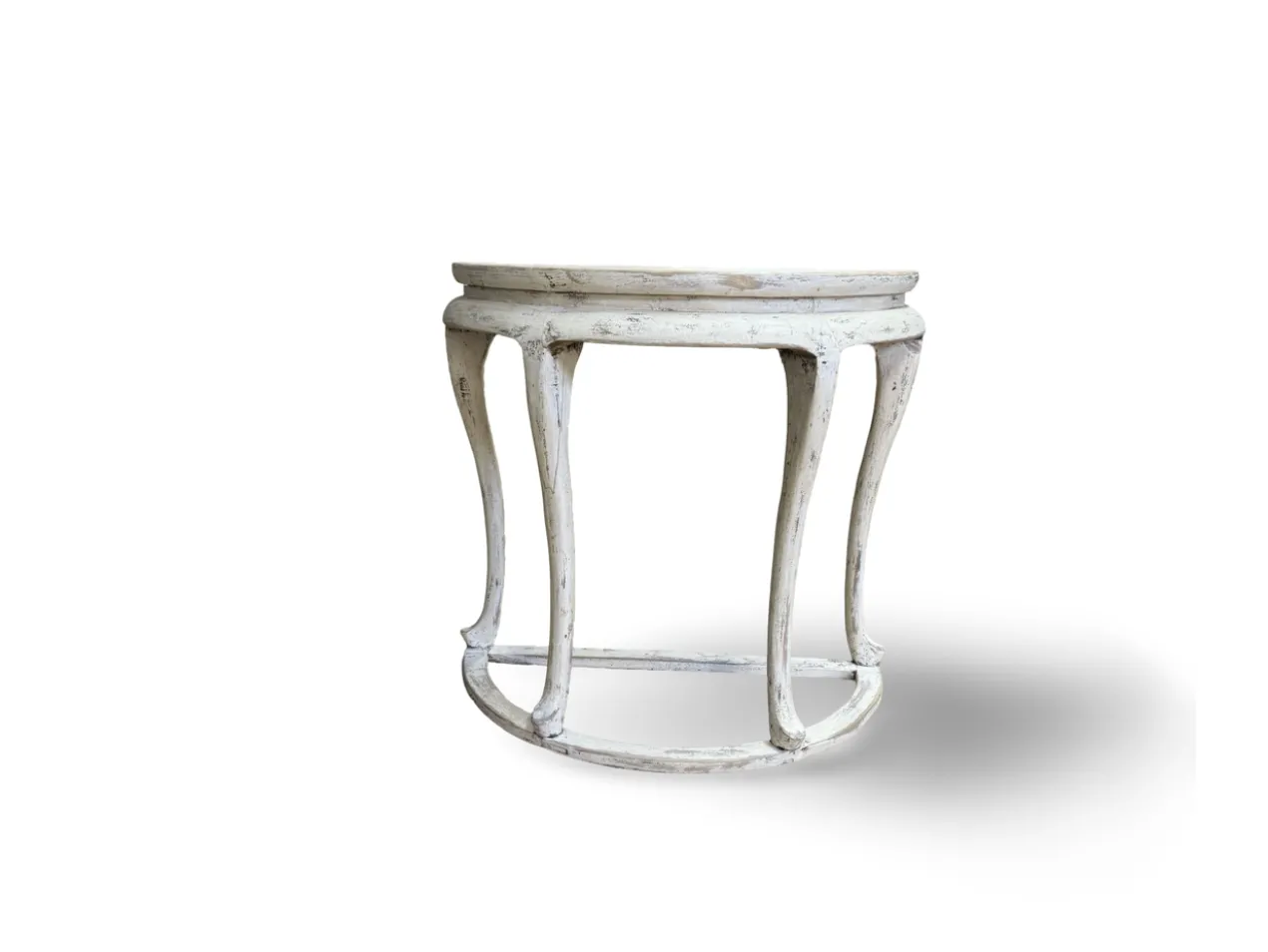 Wandtafel half rond wit uniek