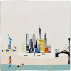 Wandtegel Awakening New York S