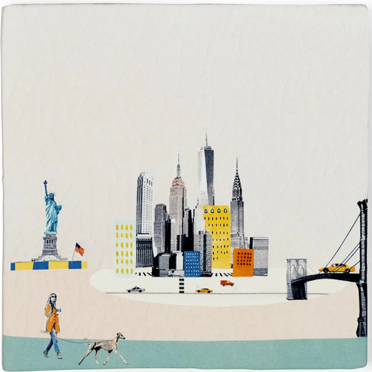 Wandtegel Awakening New York S