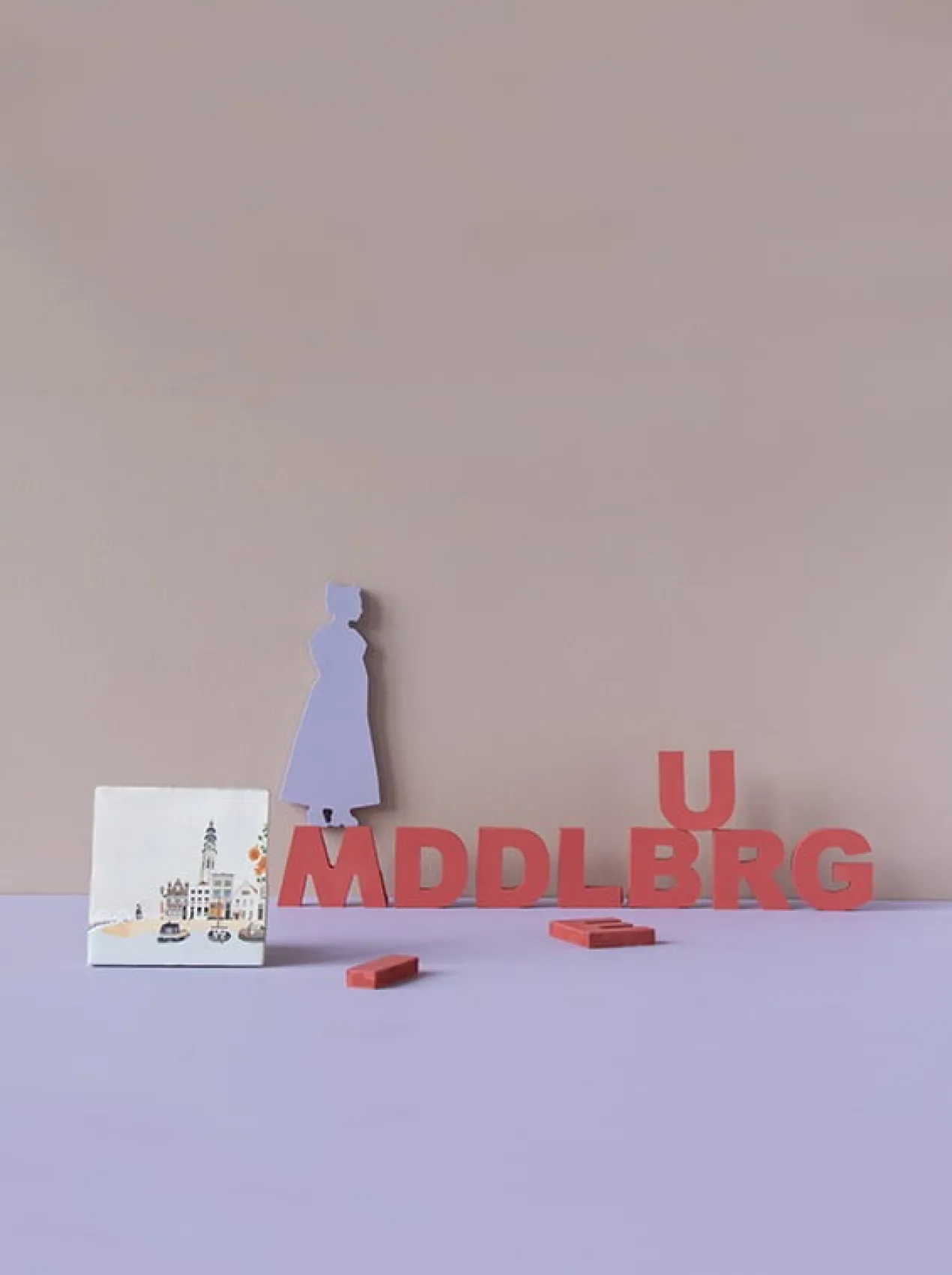 Wandtegel Moois uit Middelburg S
