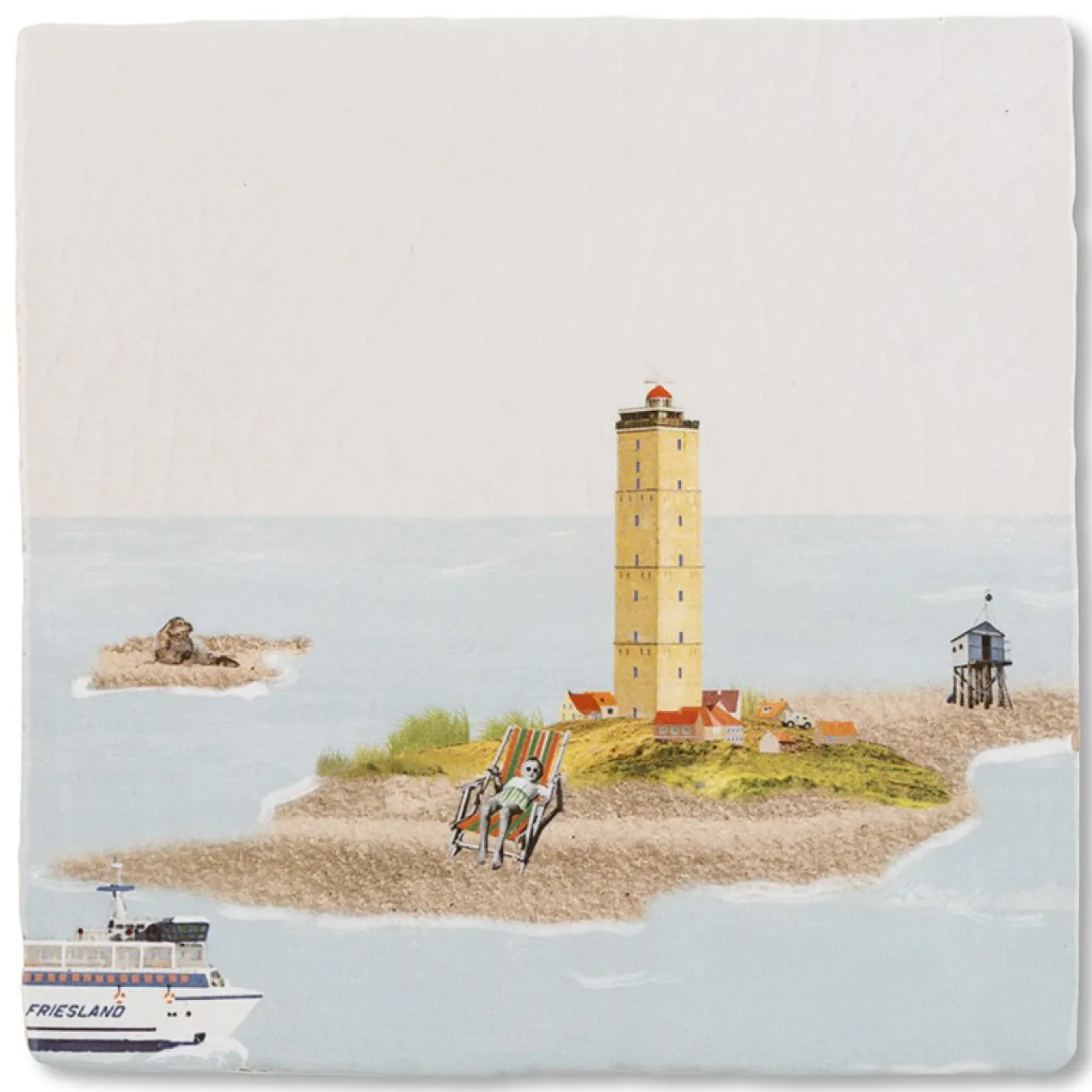 Wandtegel Richting Terschelling S