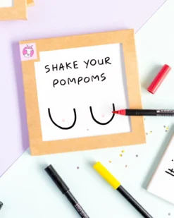 Wandtegel - Shake your pompoms