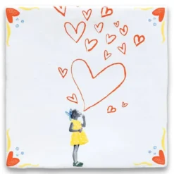 Wandtegel Spread the love M