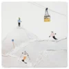 Wandtegel Wintersport S