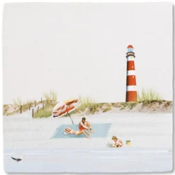 Wandtegel Ziltig zand van Ameland M