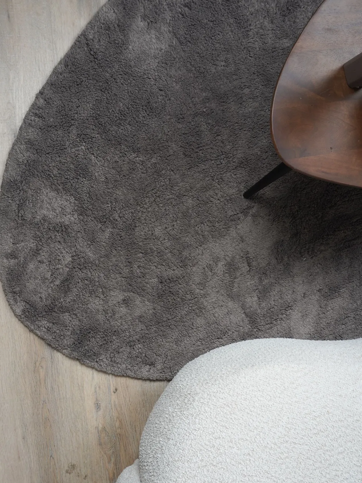Wasbaar Vloerkleed Beach Grey 160 x 230 cm