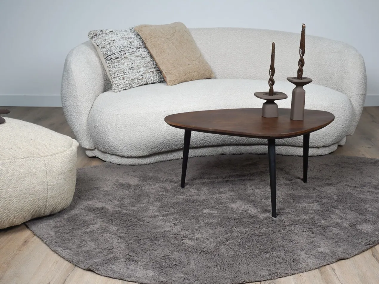 Wasbaar Vloerkleed Beach – Grey 140 x 200 cm