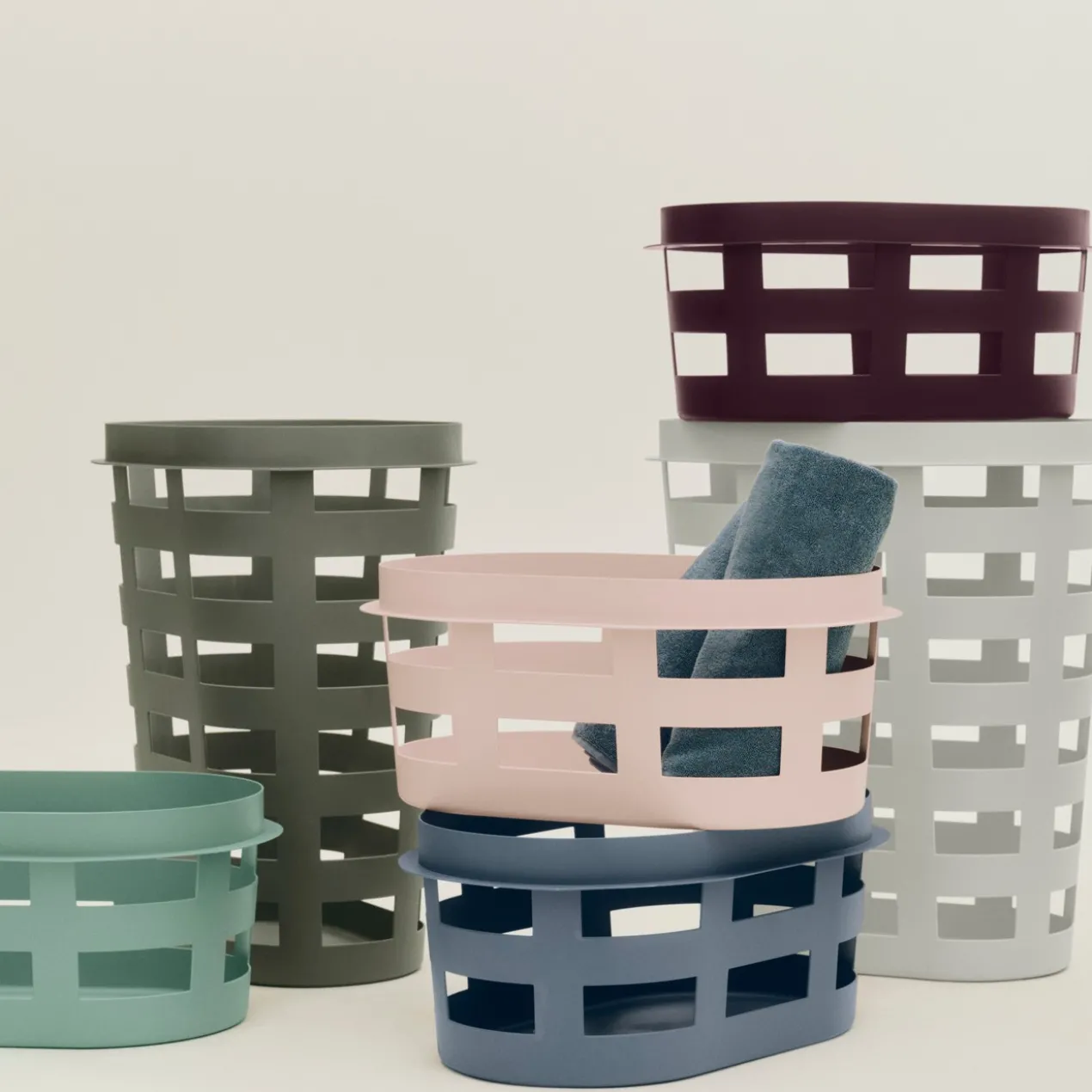 Wasmand Basket S green