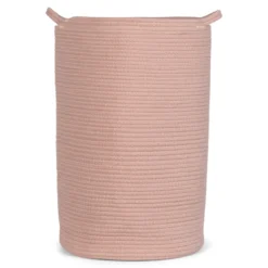 Wasmand katoen blush Ø35 cm