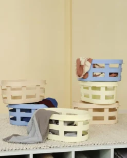 Wasmand Laundry Basket S nougat