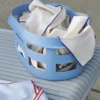 Wasmand Laundry Basket S soft blue