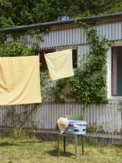 Wasmand Laundry Basket S soft yellow