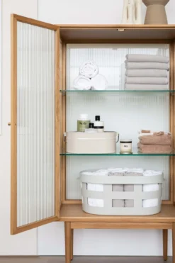 Wasmand Laundry Basket S soft yellow