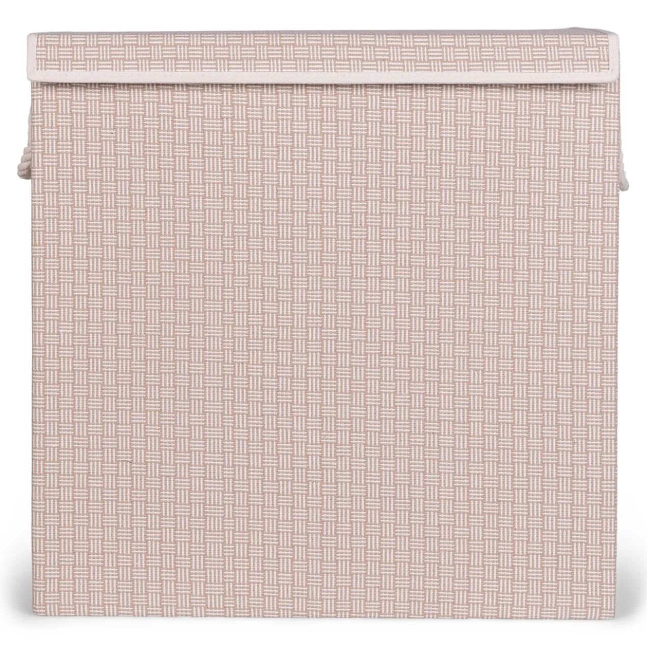 Wasmand rechthoek beige square XL 60x30 cm