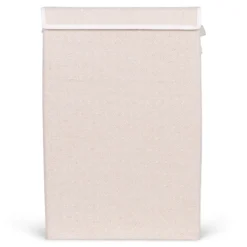 Wasmand rechthoek beige square 40x30 cm