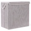 Wasmand rechthoek XL stripe black