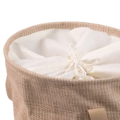 Wasmand rond jute natural Ø38 cm