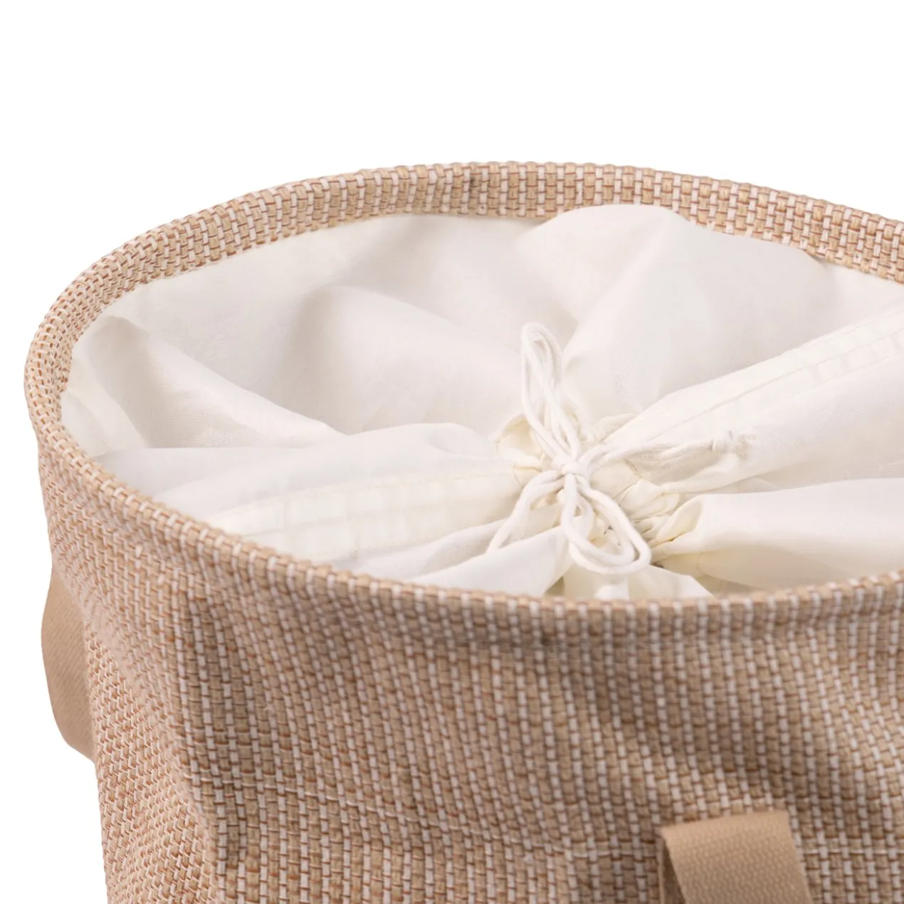 Wasmand rond jute natural Ø38 cm