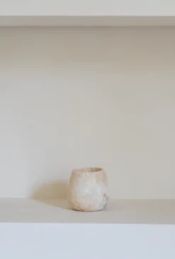 Waxinelichthouder Alabaster Ø10 cm