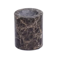 Waxinelichthouder cilinder Dark Emperador M 6x7cm