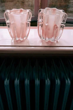 Waxinelichthouder Coralla soft pink
