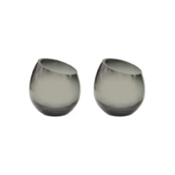 Waxinelichthouder Moho Ø12,5 cm grey - set van 2