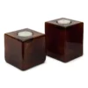 Waxinelichthouder Pia H8 cm brown