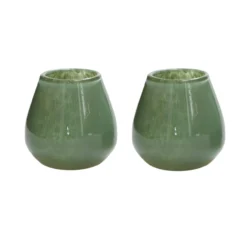 Waxinelichthouder Tasman XS Elite green - set van 2