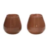 Waxinelichthouder Tasman XS Elite brown - set van 2