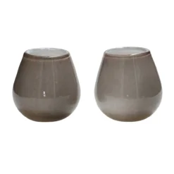 Waxinelichthouder Tasman XS Elite grey - set van 2