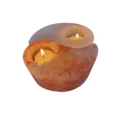Waxinelichthouder Yin Yang zoutsteen