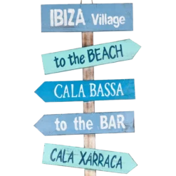 Wegwijzer Beach IBIZA