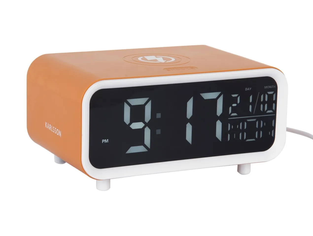 Wekker Chunky LED - Okergeel