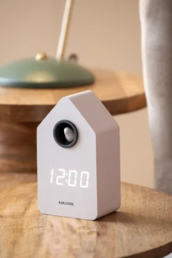 Wekker Cuckoo LED - Wit