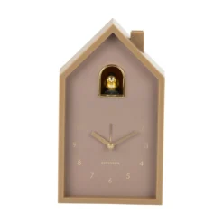 Wekker Modern Cuckoo Oro Mokkabruin