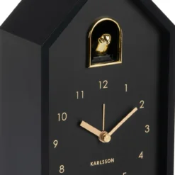 Wekker Modern Cuckoo Oro Zwart