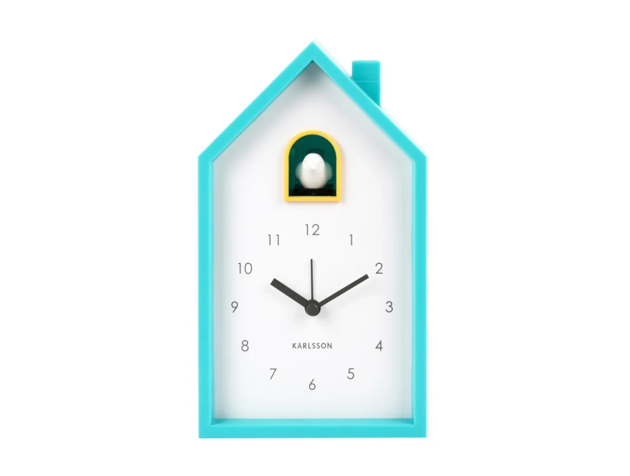 Wekker Modern Cuckoo - Turquoise blauw