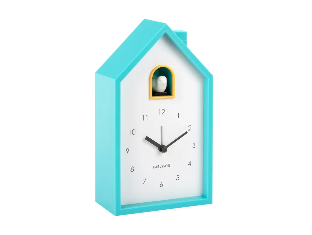 Wekker Modern Cuckoo - Turquoise blauw