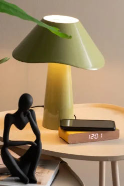 Wekker Retro Flat LED - Helderoranje