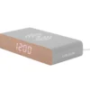 Wekker Retro Flat LED - Muisgrijs
