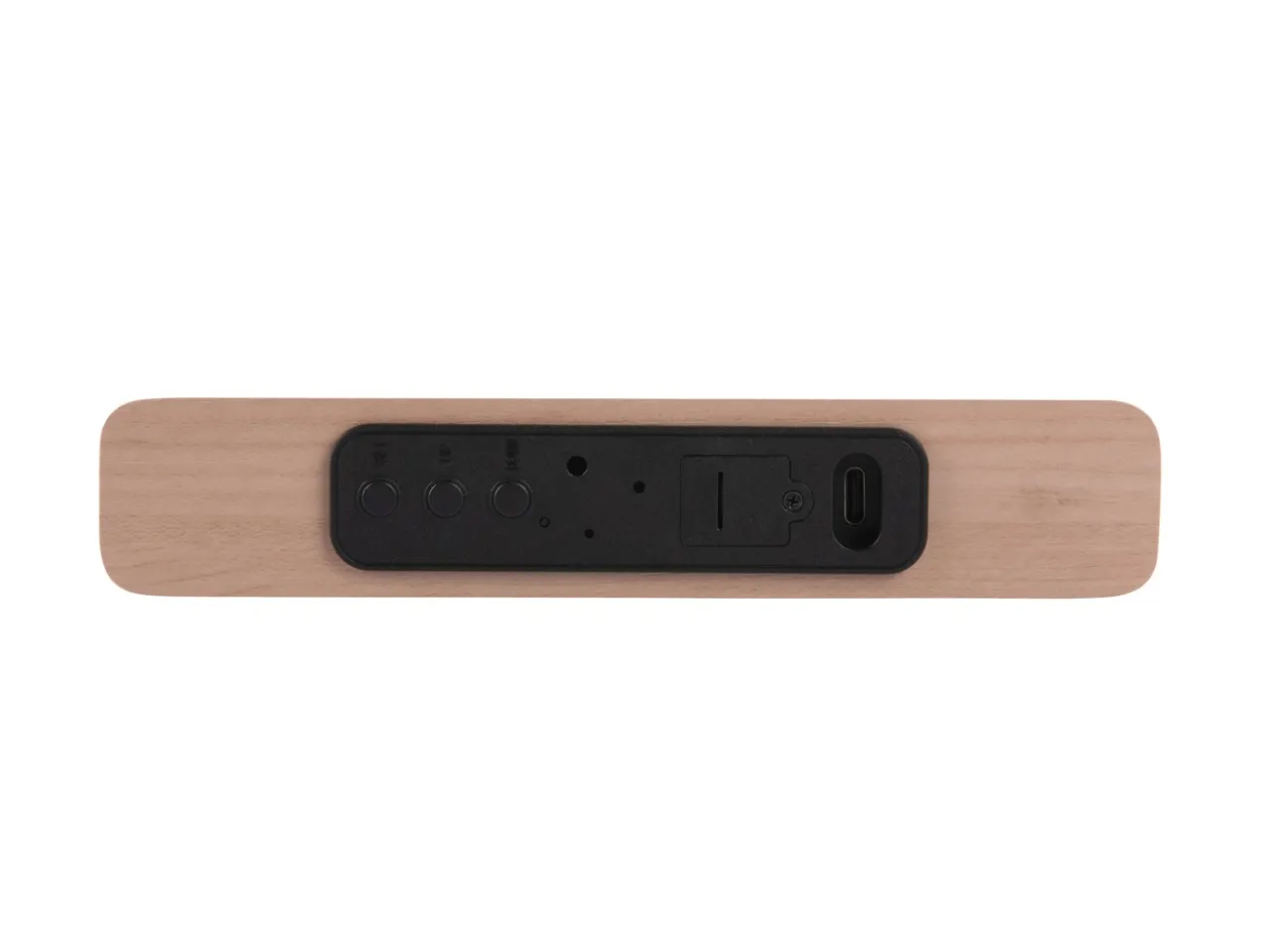 Wekker Retro Flat LED - Muisgrijs