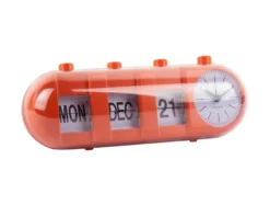 Wekker Retro Tube - Helderoranje