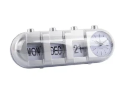 Wekker Retro Tube - Zilver