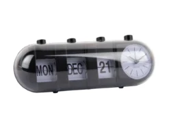 Wekker Retro Tube - Zwart