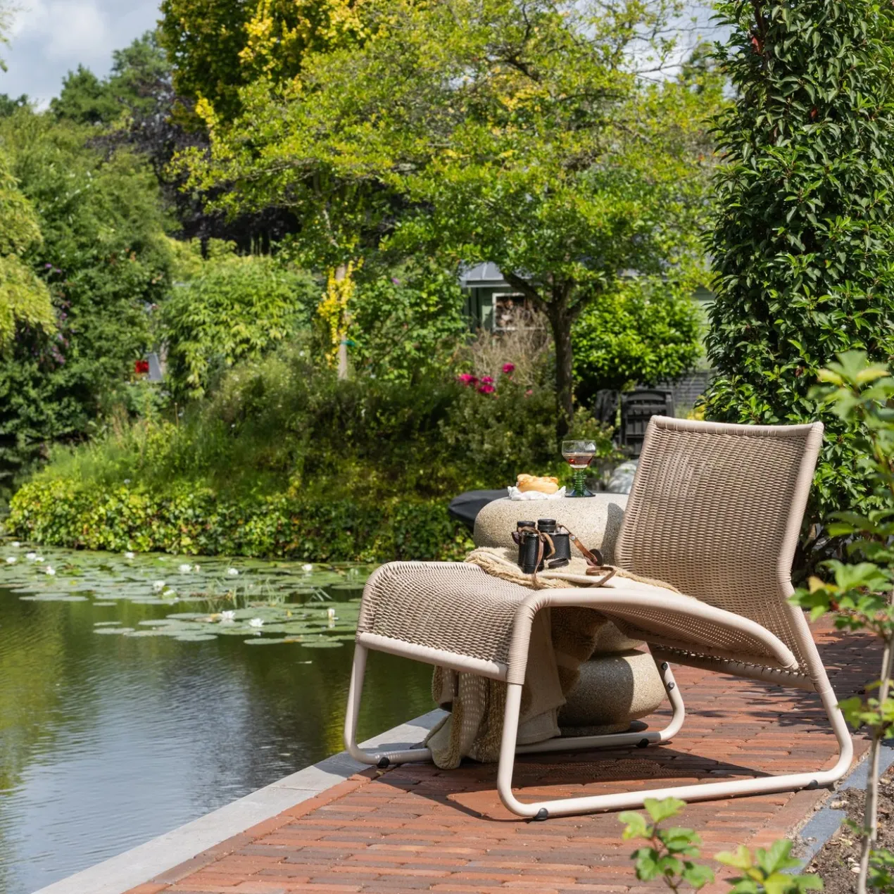 West tuin loungestoel zand