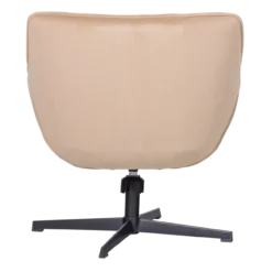 Wibo draaifauteuil mat velvet zand [fsc]