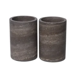 Wijnkoeler Titanium travertine